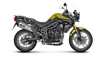 Akrapovic Slip-on Line Titanium met E-keur Triumph Tiger 800 XC/XR/XRx/XCx/XRT/XCA 2011 - 2016